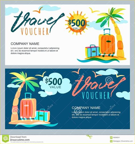 Vacation T Certificate Template