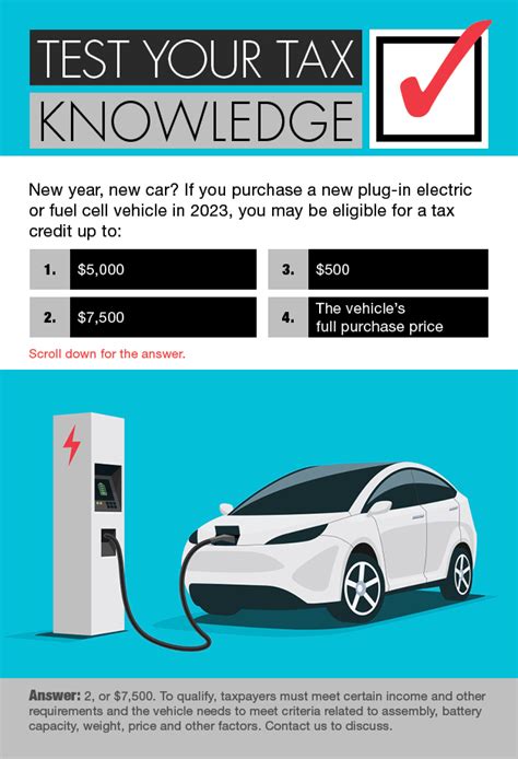 Test Your Knowledge About The Electric Vehicle Tax Credit Tdhcd