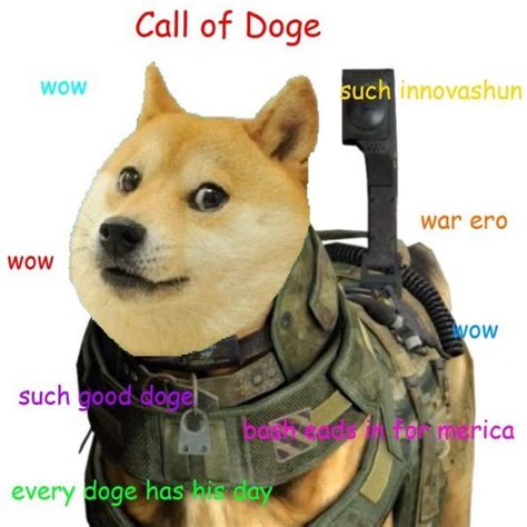 Doge Meme Funny Stuff Pinterest Funny Soldiers And