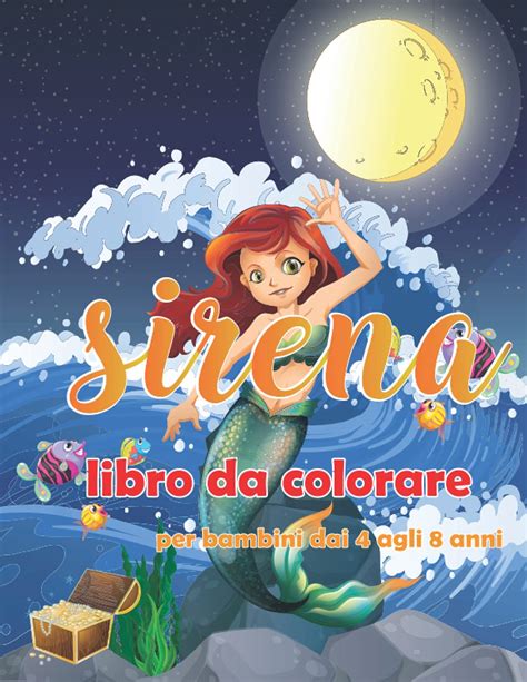 Buy Sirena Libro Da Colorare Per Bambini Dai Agli Anni Libro Da