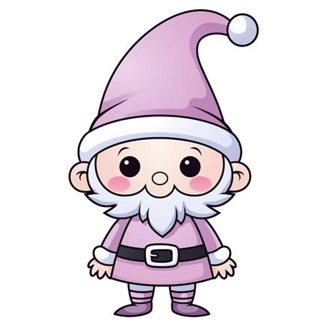 Premium Photo Cartoon Gnome With A Beard And A Hat Generative Ai