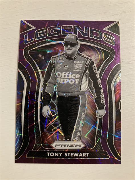 Panini Prizm Racing Purple Velocity Tony Stewart Ebay