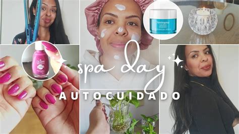 SPA DAY relaxante completo skin care café da manhã unhas