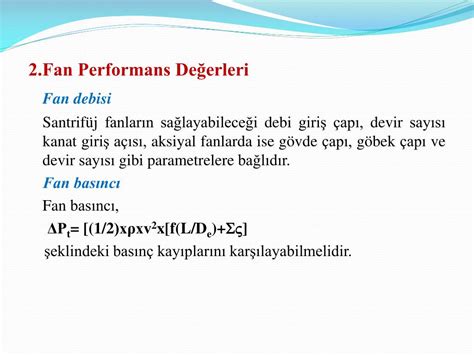 PPT FANLARDA ENERJİ VERİMLİLİĞİNİN ARTIRILMASI PowerPoint