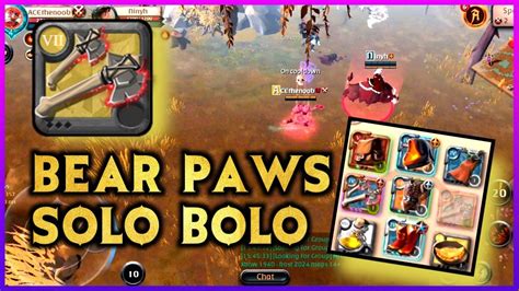 Bear Paws Solo Ganking Albion Online Mobile Youtube