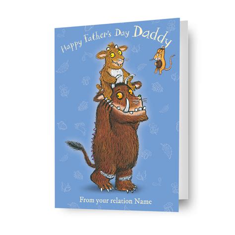 The Gruffalo Personalised Fathers Day Card From Your Danilo