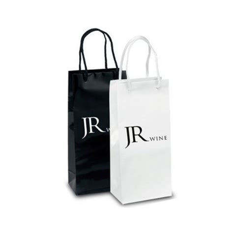 Paper Wine Bags With Logo - The One Packing Solution