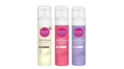 Eos Shea Better Shave Cream Variety Pack Includes Pomegranate Raspberry Lavender And Vanilla