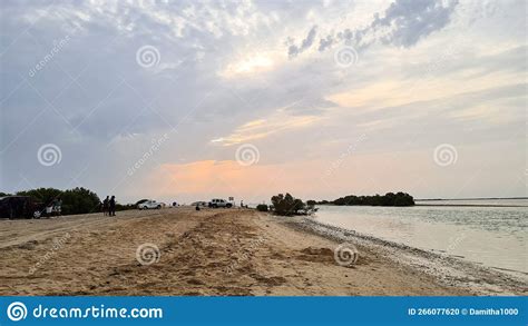 Al Khor, Qatar - July 11, 2022: Sunrise at Al Thakhira Beach Editorial ...