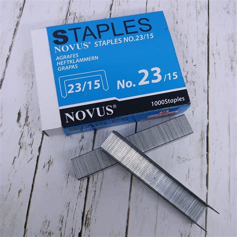 Jual Novus Isi Stapler 23 15 Staples 15 Mm Shopee Indonesia