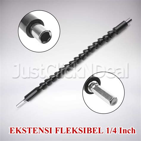 Jual Konektor Fleksibel Kepala Obeng 14 Inch Adapter Extension