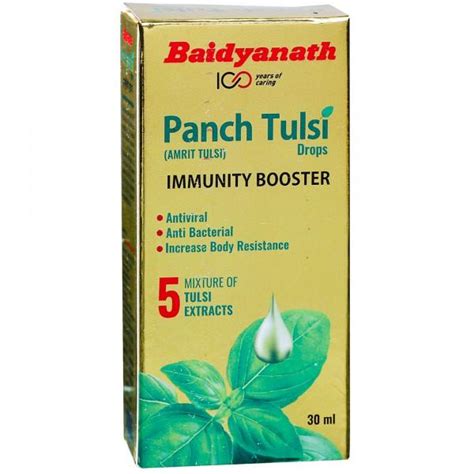 Buy Baidyanath Panch Tulsi Drops Immunity Booster 30 Ml Online At Best