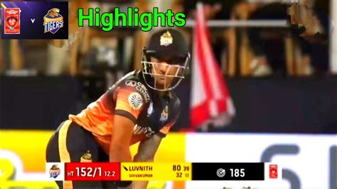 Luvnith Sisodia Batting Maharaja Trophy Ksca T Highlights Hubli