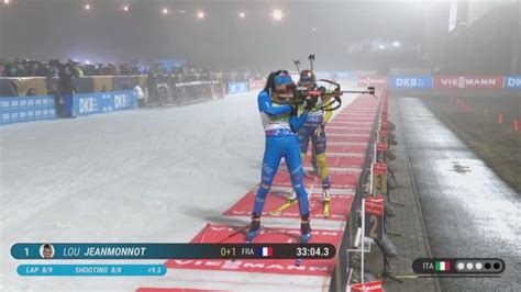 Biathlon Mondiaux Le résumé du relais mixte simple à Nove Mesto