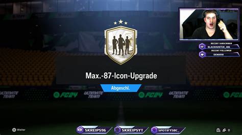 EA FC 24 MAX 87 ICON UPGRADE PACKLUCK YouTube