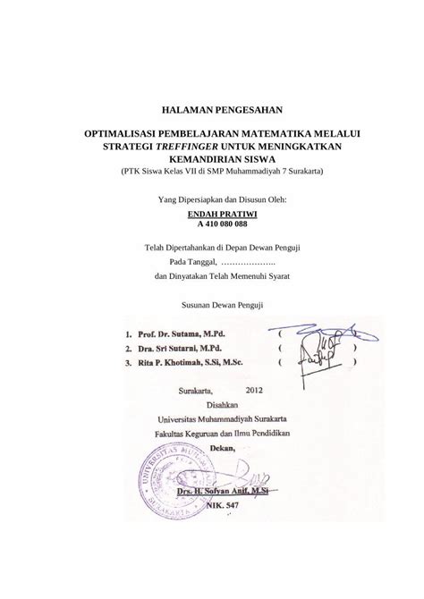 PDF OPTIMALISASI PEMBELAJARAN MATEMATIKA MELALUI Eprints Ums Ac Id