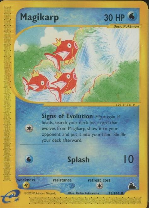 Magikarp Skyridge Base Price Guide Sports Card Investor