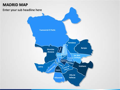 Madrid Map for PowerPoint and Google Slides - PPT Slides