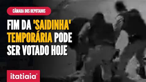 FIM DA SAIDINHA TEMPORÁRIA DE PRESOS PODE SER VOTADO HOJE PELA CÂMARA