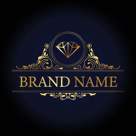 Luxury Logo Premium Brand Golden Logo Vintage Logo For Company