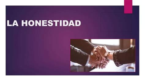 La Honestidad Ppt Ppt