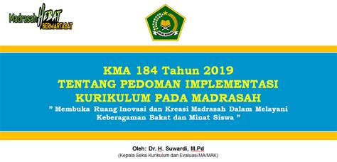 Materi Kma Tahun Tentang Pedoman Implementasi Kurikulum Pada