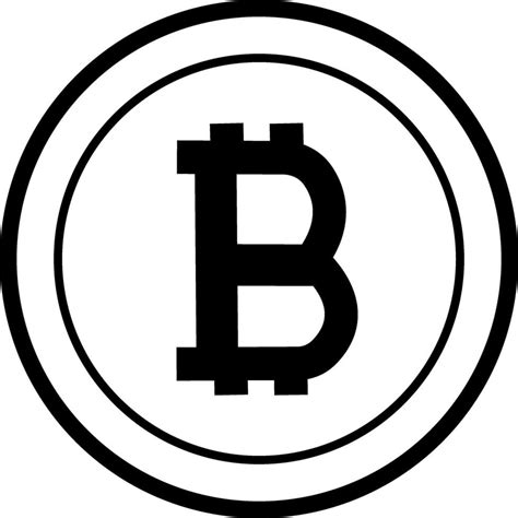 gold bitcoin coin  coloring page money symbol cryptocurrency