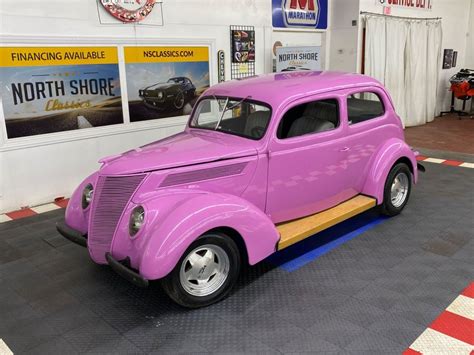 1937 Ford Tudor Sedan Pink With 39 214 Miles Available Now Classic