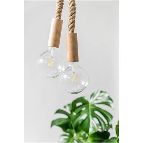 Lampa wiszące boho na sznurze Loft Eco Line B Kolorowe kable