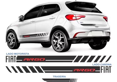 Adesivos Fiat Argo Lateral E Traseiro Kit Parcelamento