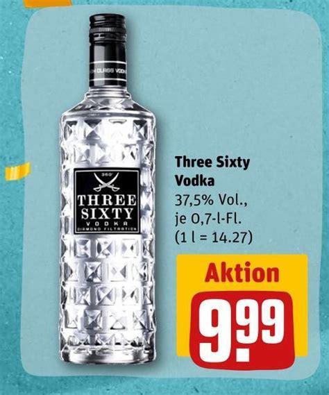 Three Sixty Vodka Angebot Bei Rewe