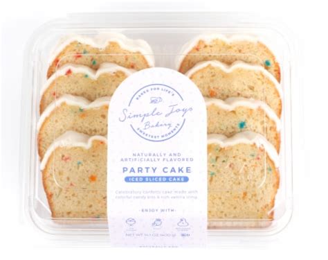 Simple Joys Bakery Sliced Party Cake 141 Oz Harris Teeter