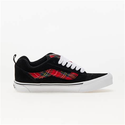 Vans Knu Skool Rave Plaid Black Plaid Kicks Ro