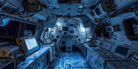 International Space Station in Earth orbit interior from inside 44533083 Stock Photo at Vecteezy