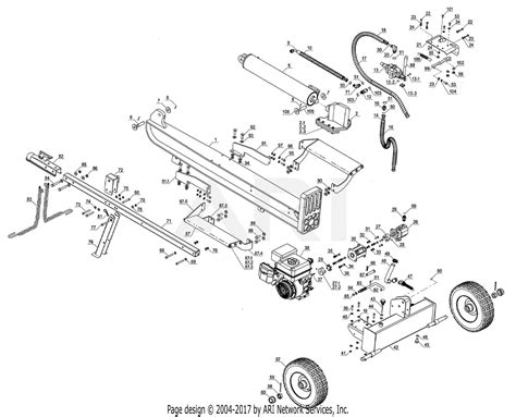 DR Power WH2 Horizontal Vertical Parts Diagram For WH2 Gas Powered