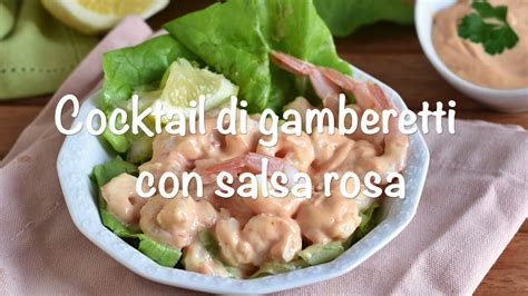 Cocktail Di Gamberi In Salsa Rosa Ricetta Vintage Per Un Antipasto