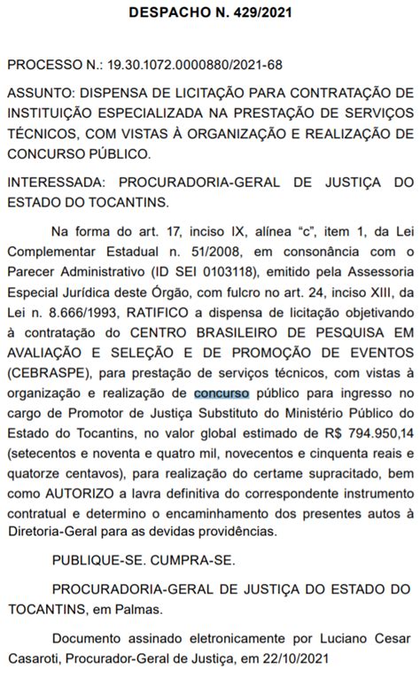 Edital MP TO Promotor SAIU Concurso Oferta Iniciais De R 28 Mil VEJA