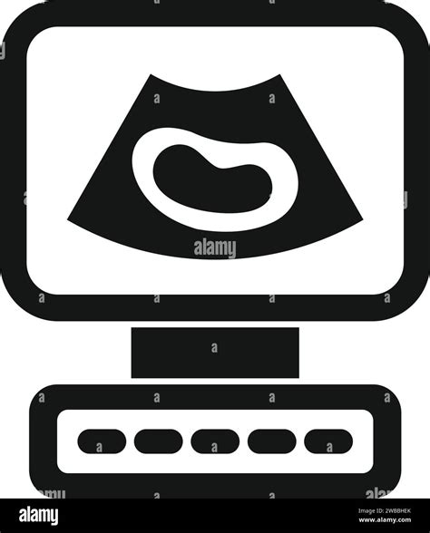 Exam cardiac ultra sound icon simple vector. Medical diagnosis. Health exam Stock Vector Image ...