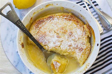 Easy Magic Lemon Pudding 5 Ingredients Scrummy Lane