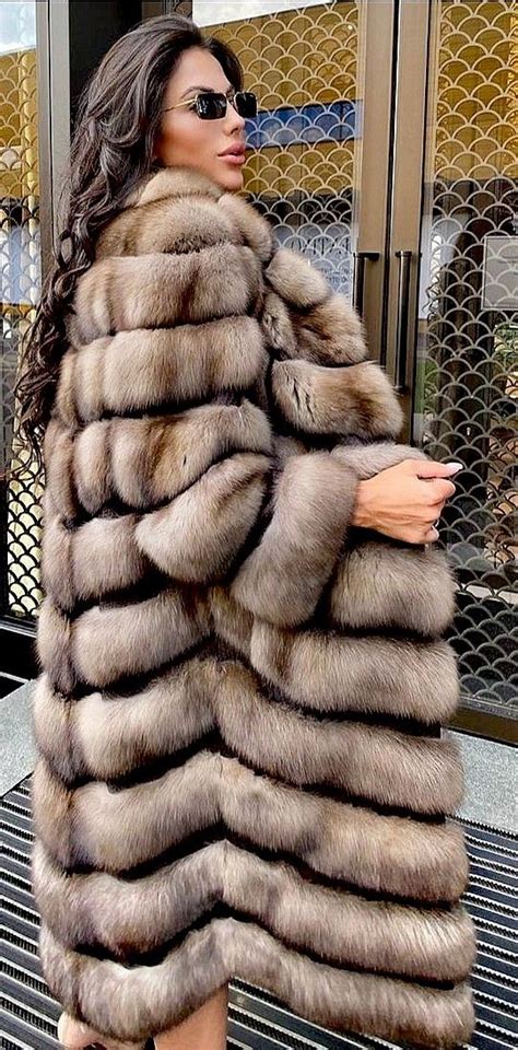 Daria Sable Fur Coat Coutour Fur Fashion Style Guides Goddess