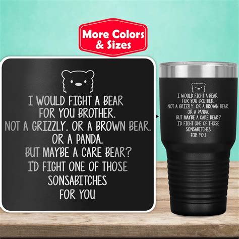 Funny Brother Gifts for Brother Tumbler Travel Mug Cup, Brother Gift ...