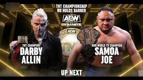 Darby Allin Vs Samoa Joe YouTube