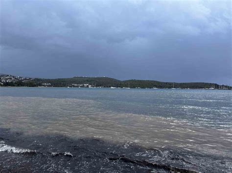 Bodrumda fırtına ve sağanak etkili oldu Bodrum Kapak Haber Bodrum