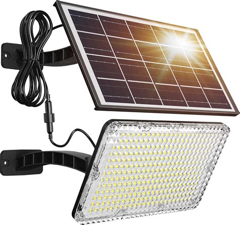 1000 Lumens 299 LED Solar Lights Outdoor IP65 Waterproof JACKYLED Solar