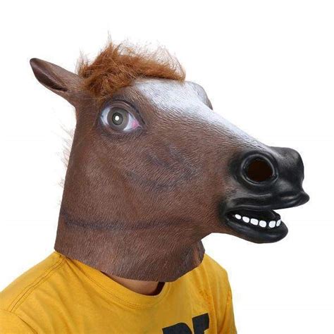 Full Head Horse Creepy Mask – PocketOutdoor