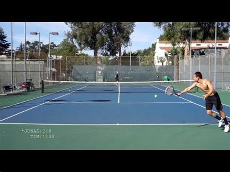 Tennis With Jonas USTA 4 5 Singles Highlights HD YouTube