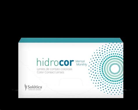 Lentes De Contato Coloridas Hidrocor Mensal