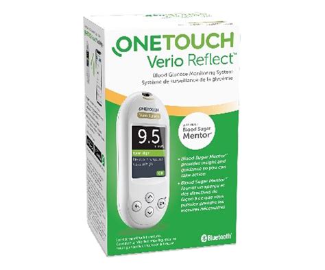 Verio Reflect Blood Glucose Monitoring System 1 Unit Onetouch