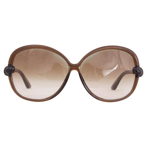 Tom Ford Bug Oversize Brown Gradient Sunglasses New With Case For Sale At 1stdibs