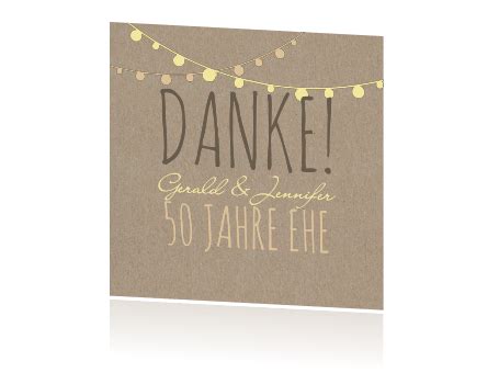 Quadratische Danksagung Zum Hochzeitstag Mit Lichterketten